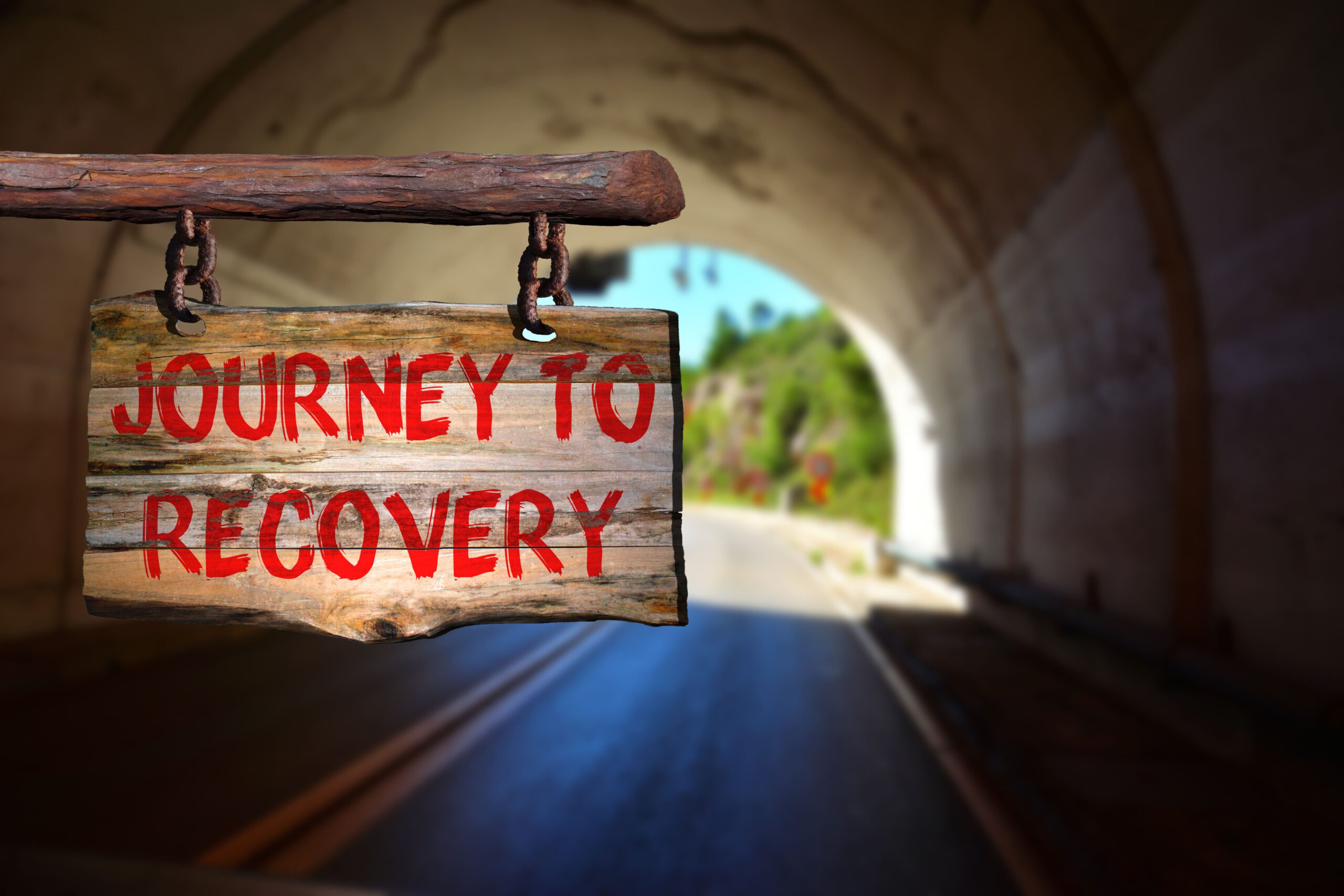 journey to recovery sign